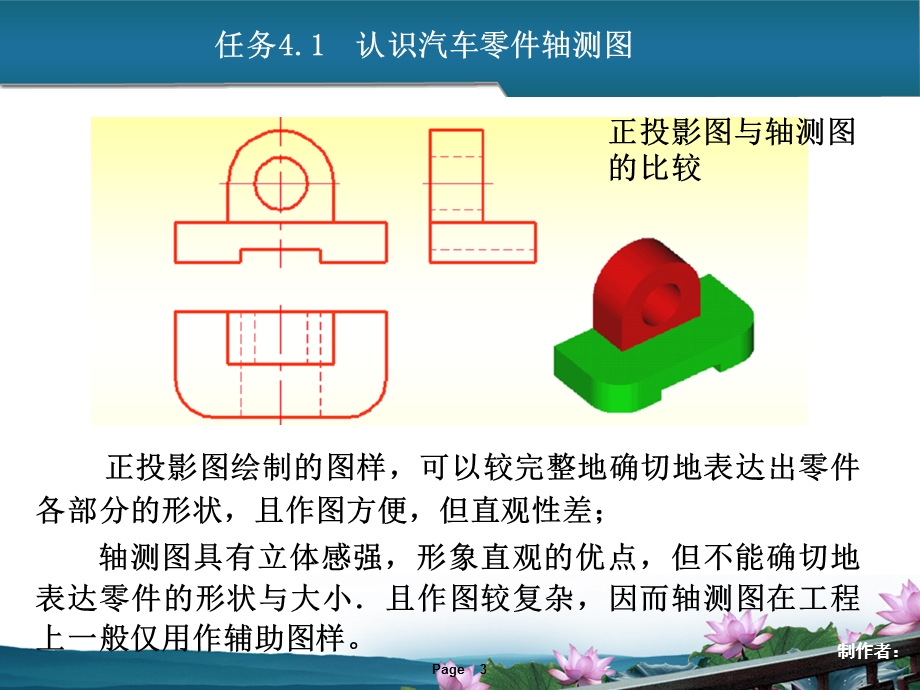 项目四汽车零件轴测.ppt_第3页