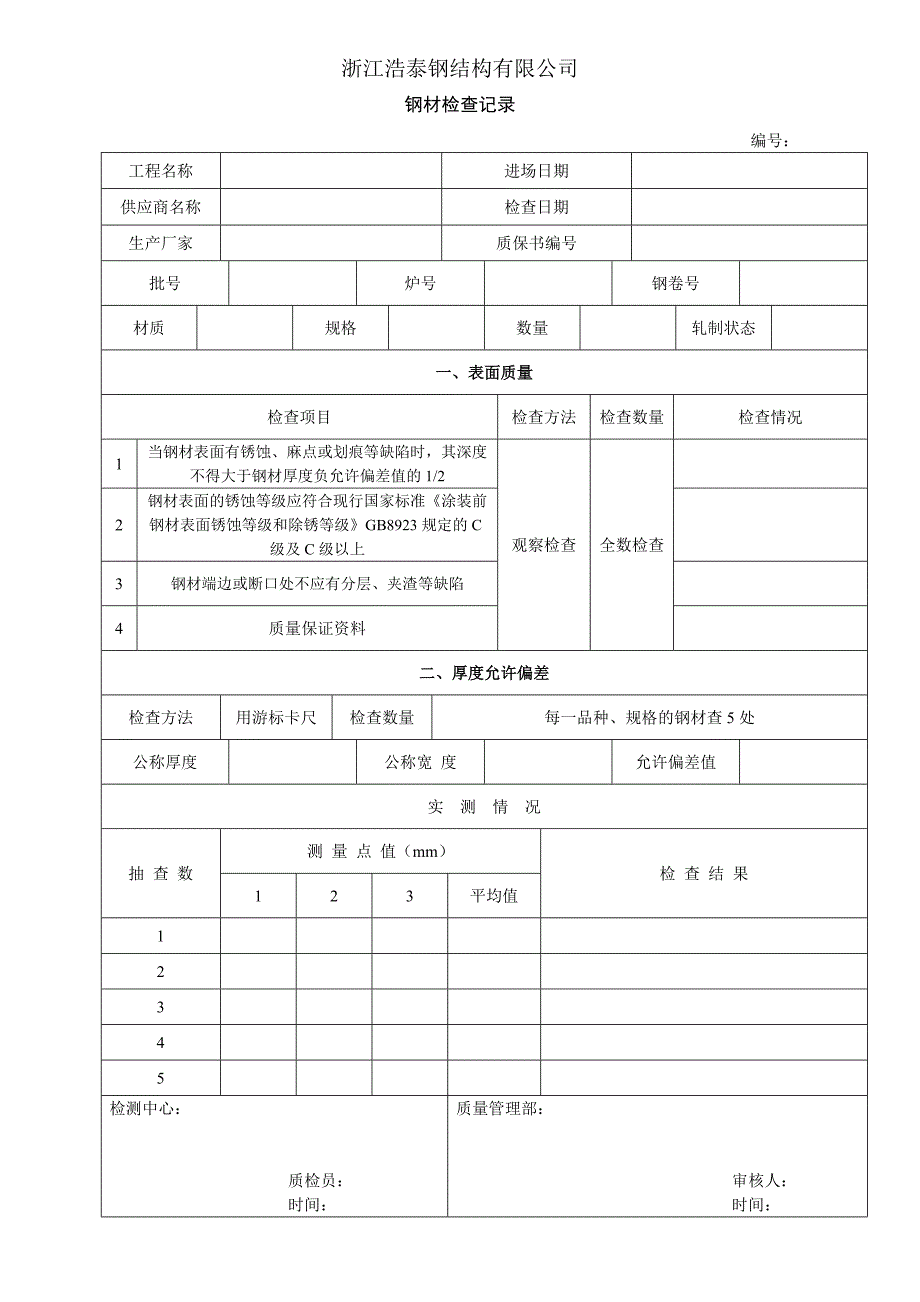 2原材料检验记录.doc_第1页