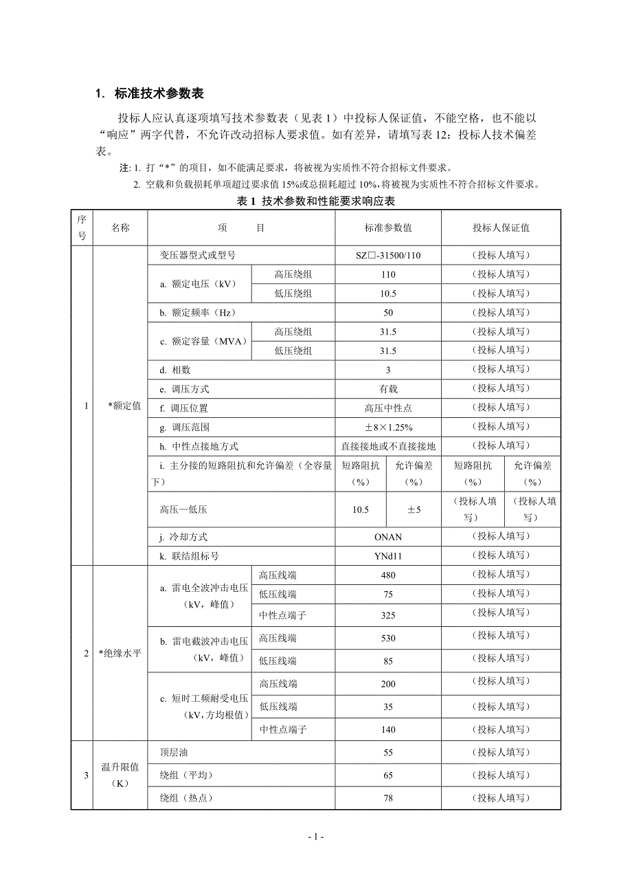 1001006011001110kV315MVA三相双绕组电力变压器专用技术规范.doc_第3页