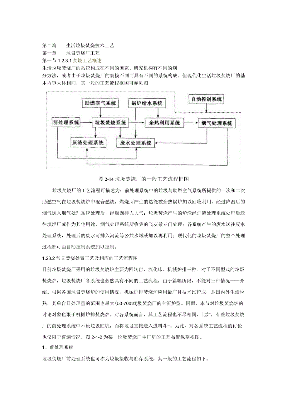 2023年整理-生活垃圾焚烧技术工艺.docx_第1页