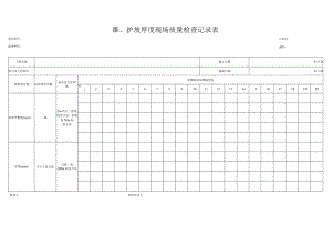 锥、护坡厚度现场质量检查记录表.docx