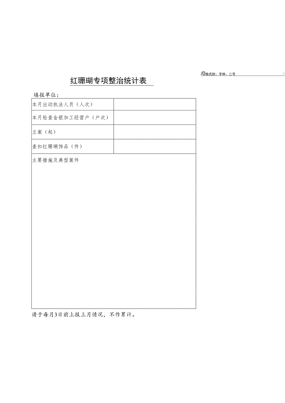 红珊瑚专项整治统计表填报单位.docx_第1页
