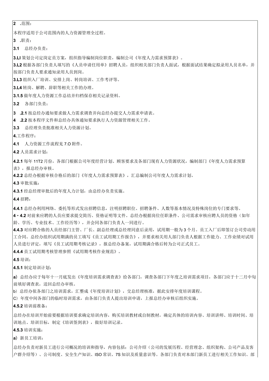 人力资源管理控制程序(适用质量&环境&安全三体系融合).docx_第2页