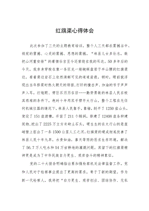 传承红旗渠精神汲取奋进力量心得体会3篇.docx