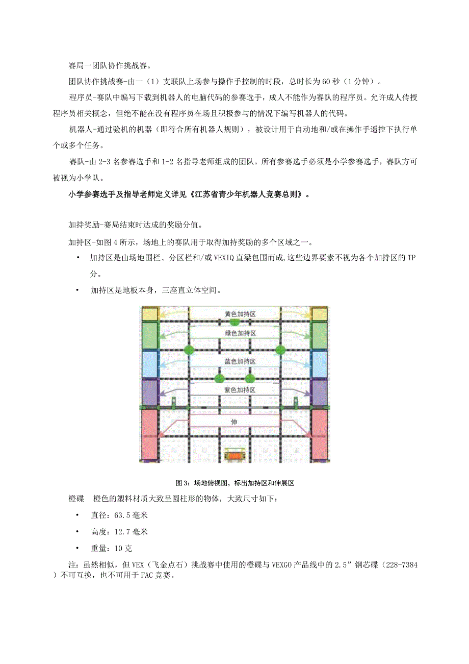 第二十二届江苏省青少年机器人竞赛VEX机器人挑战赛项目规则-飞金点石定稿.docx_第3页