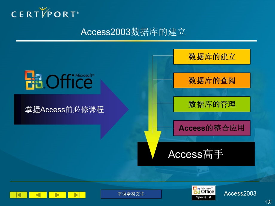 Access数据库的建立.ppt_第1页