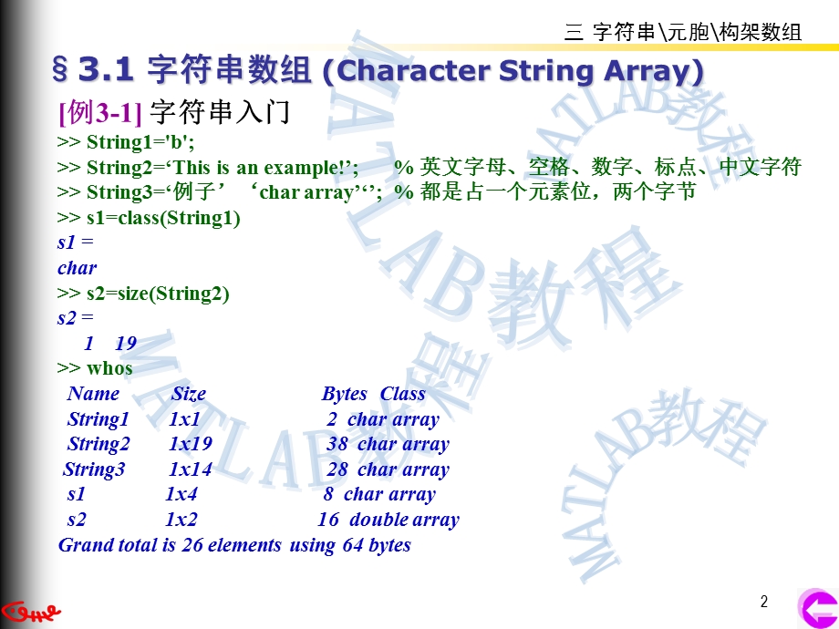 Matlab-字符串-元胞-构架数组.ppt_第2页