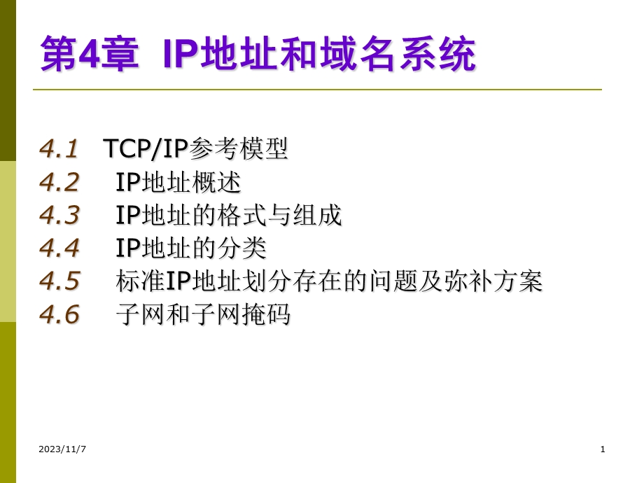 IP地址和域名系统.ppt_第1页