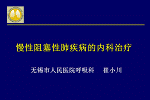 copd的内科治疗.ppt