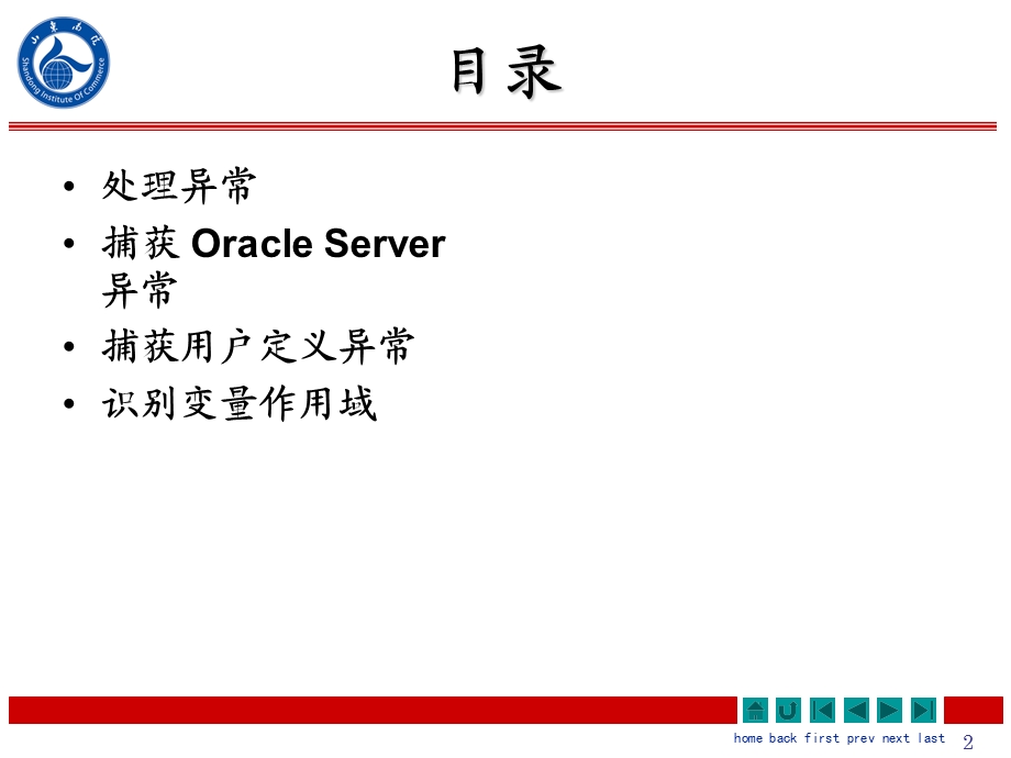 PLSQL总结-3(异常处理及嵌套块).ppt_第2页