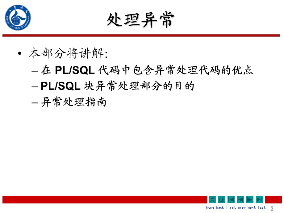 PLSQL总结-3(异常处理及嵌套块).ppt_第3页