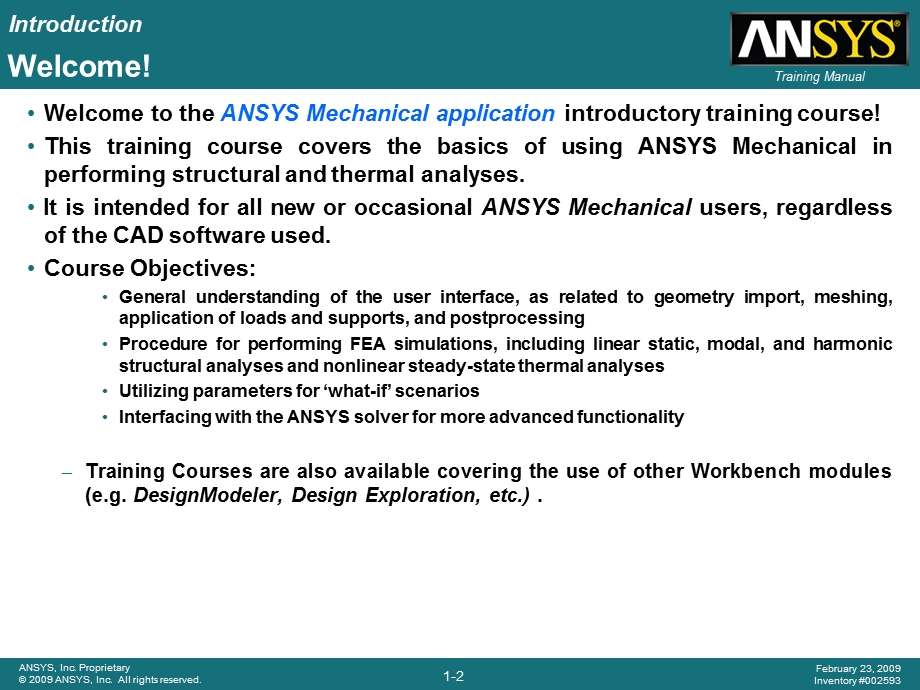 ANSYS-Workbench基础教程.ppt_第2页