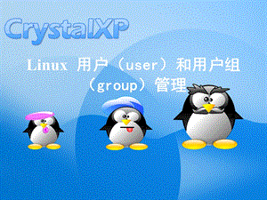 Linux用户(user)和用户组.ppt