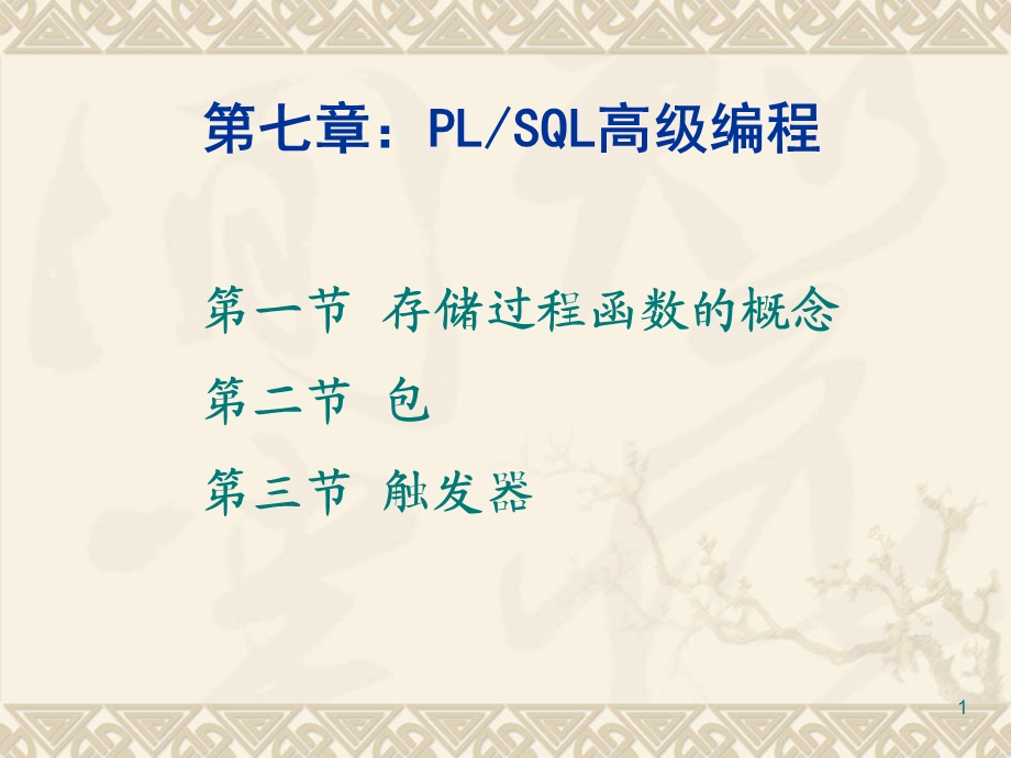 PL-SQL高级编程.ppt_第1页