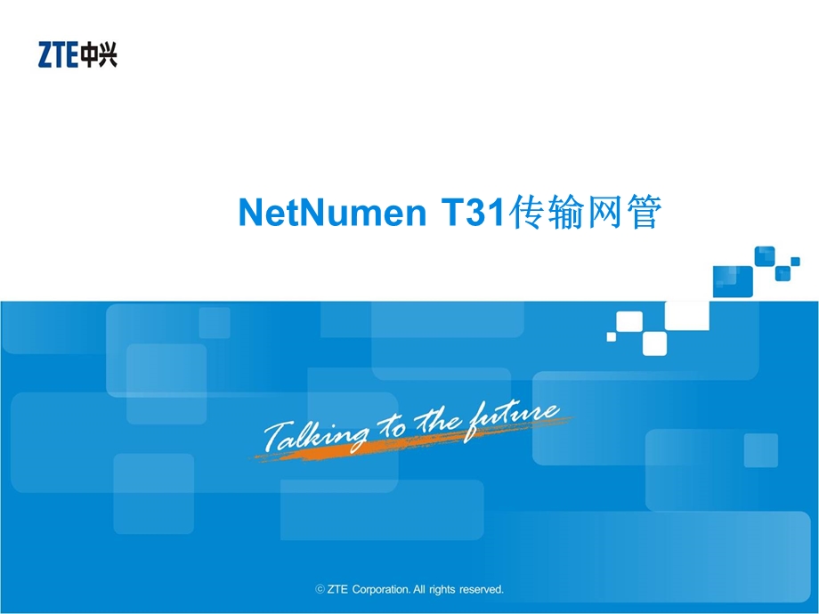 NetNumenT31传输网管.ppt_第1页