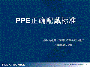 PPE正确配戴标准.ppt