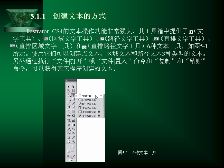 illustratorcs4实用教程电子课件第5章文本和图表.ppt_第3页