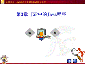 JSP中的Java程序.ppt