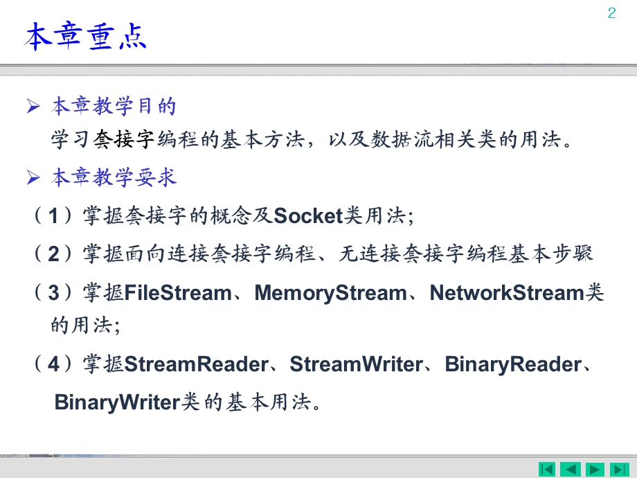 CSharp第04章套接字与数据流.ppt_第2页