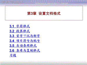 ppt电子教案第三章.ppt