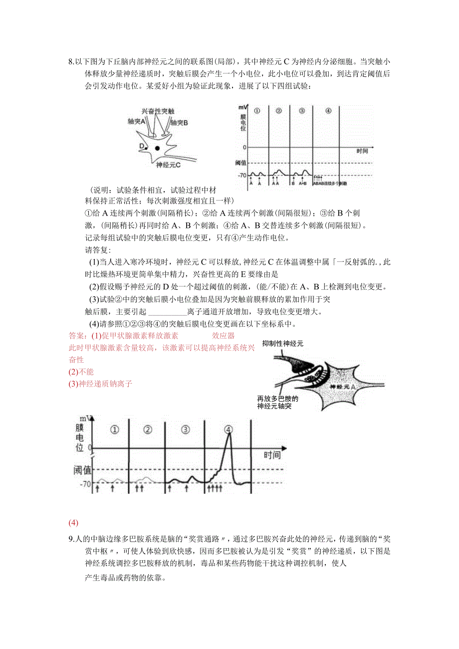 2023冲刺复习---神经调节.docx_第3页