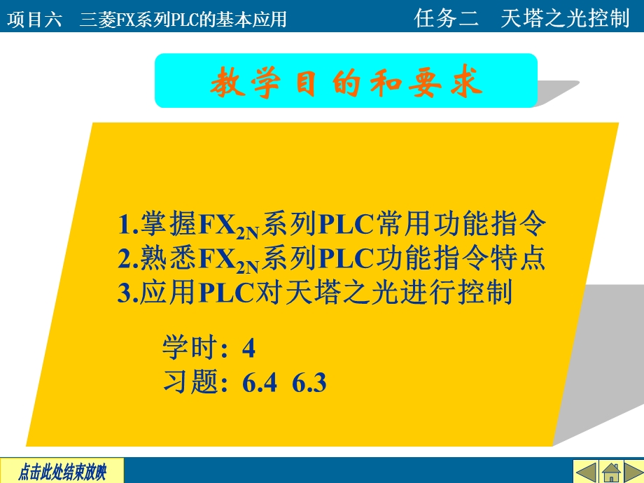 PLC项目化教程任务二天塔之光控制.ppt_第2页