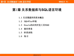 ORACLE,SQL语言入门基础讲解.ppt