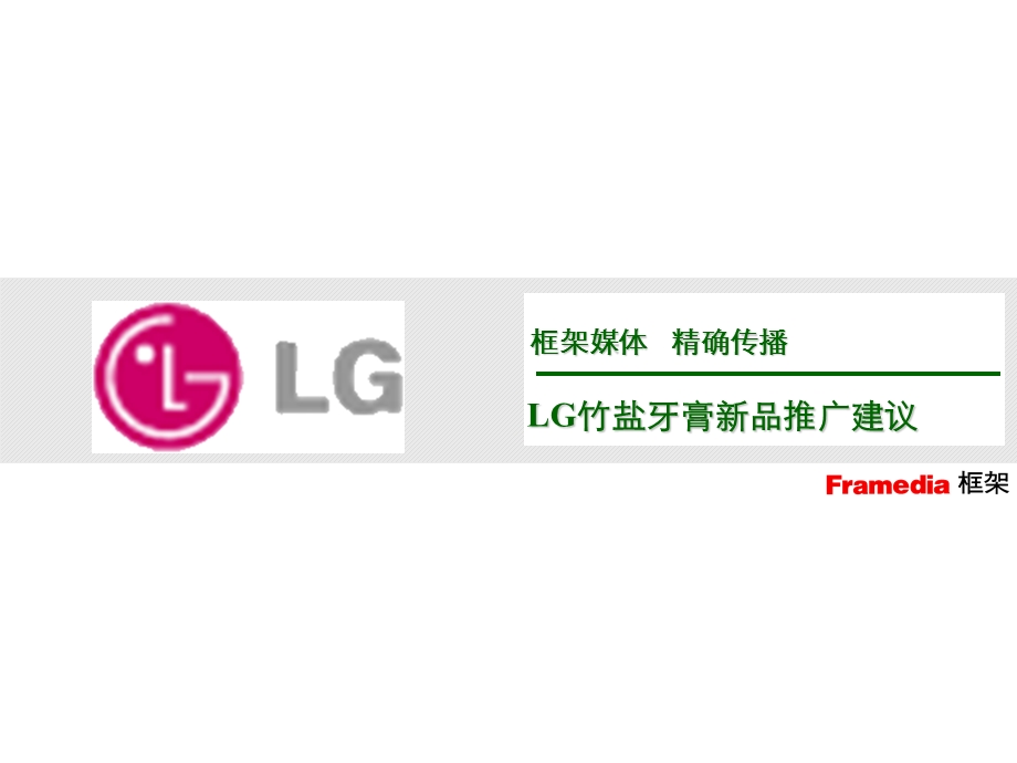 LG竹盐牙膏投放建议.ppt_第1页