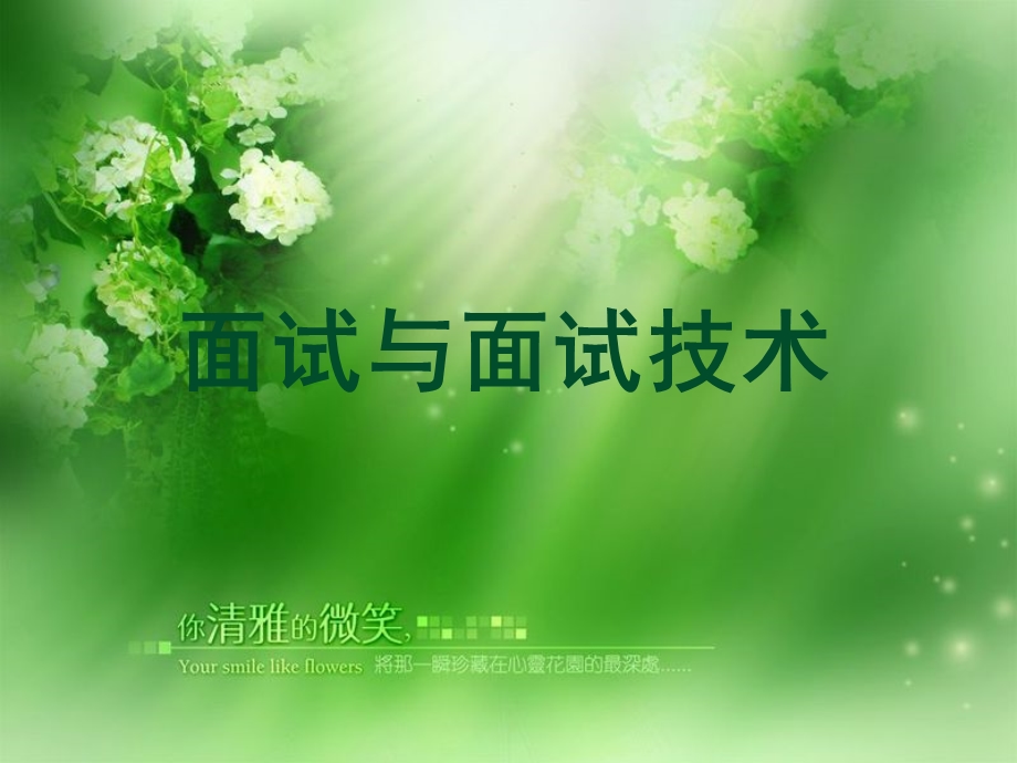 HR面试与面试技术.ppt_第1页