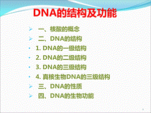 DNA的结构与功能 (2).ppt