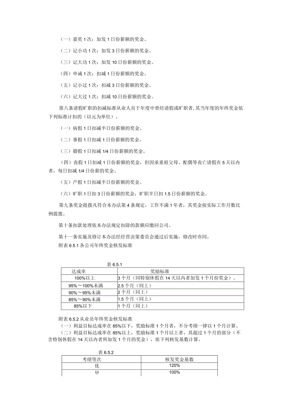 企业奖金管理办法.docx_第3页