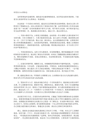 库管实习心得体会.docx