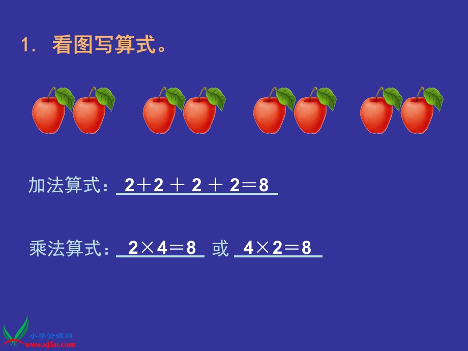 (苏教版)二年级数学上册课件 2的乘法口诀.ppt_第3页