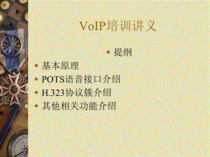 VoIP基本技术培训资料.ppt