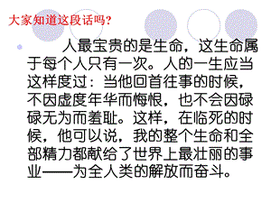 《钢铁是这样炼成的》课件人教.ppt