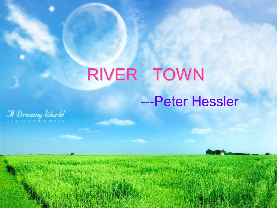 RiverTown读书报告.ppt_第1页