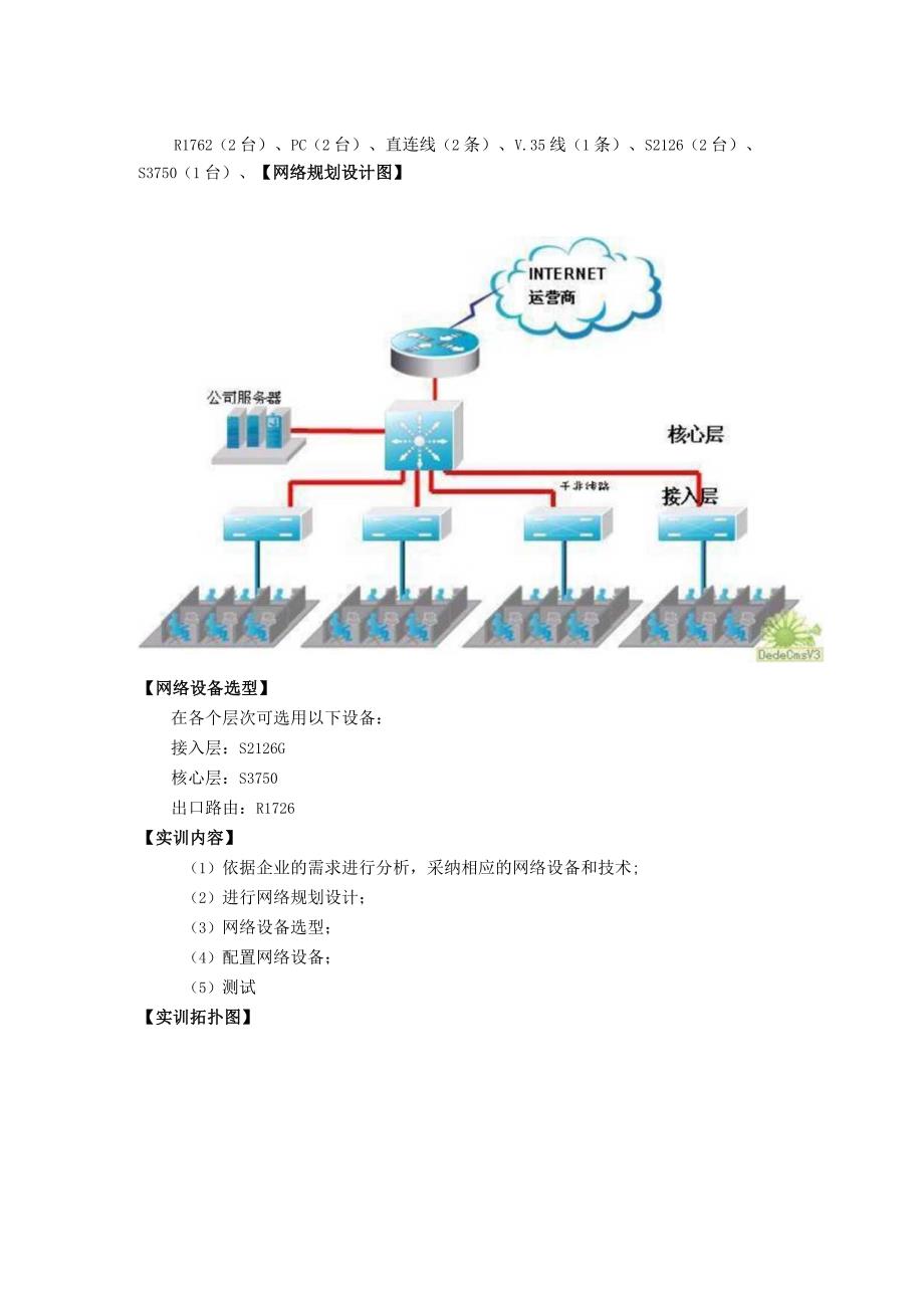 锐捷实训14-网络工程师中小型企业综合实验.docx_第2页