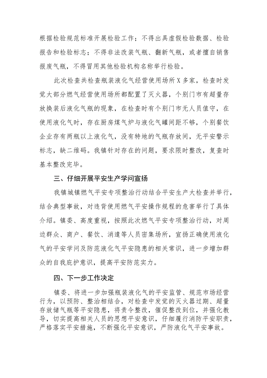 2023年燃气安全专项整治工作总结汇报七篇.docx_第2页