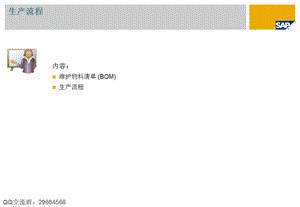 SAPBusinessOne教程轻松入门生产.ppt