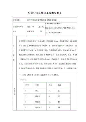 锚索框格梁技术交底.docx