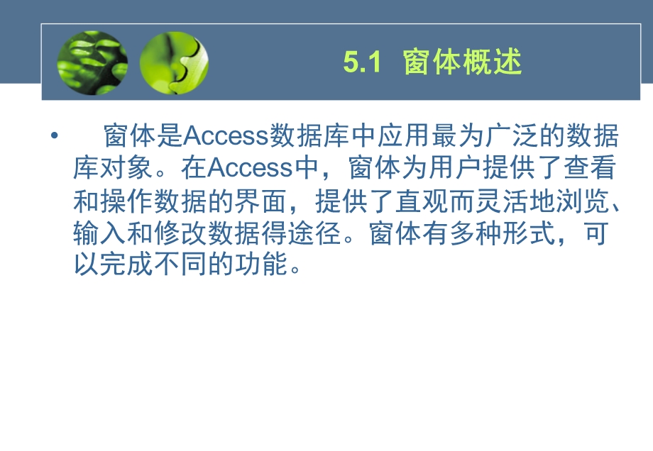 《Access数据库实用教程》第五章窗体与控件.ppt_第2页