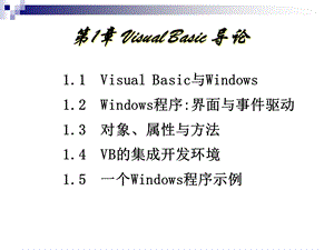 VisualBasic导论.ppt