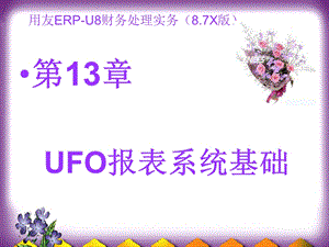 UFO报表系统实训.ppt