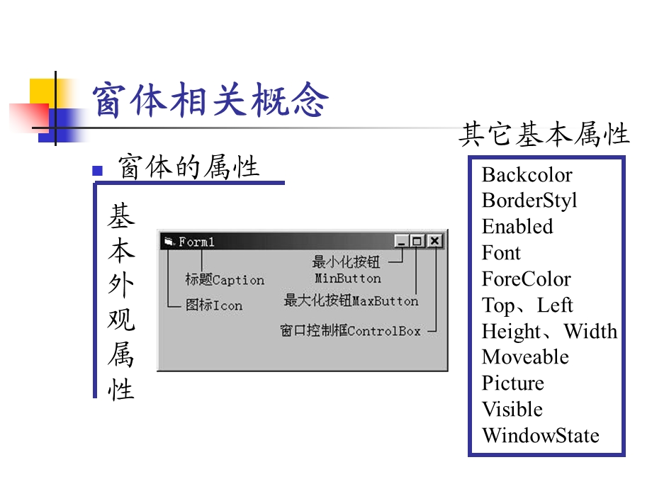 VB程序设计电子教案第2章：窗体程序设计.ppt_第3页