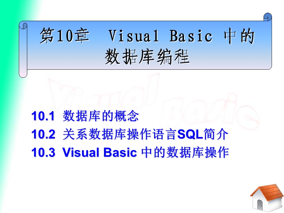 VisualBasic中的数据库编程.ppt_第1页