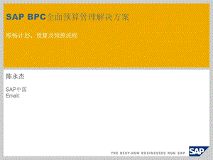 SAP全面预算管理解决方案.ppt