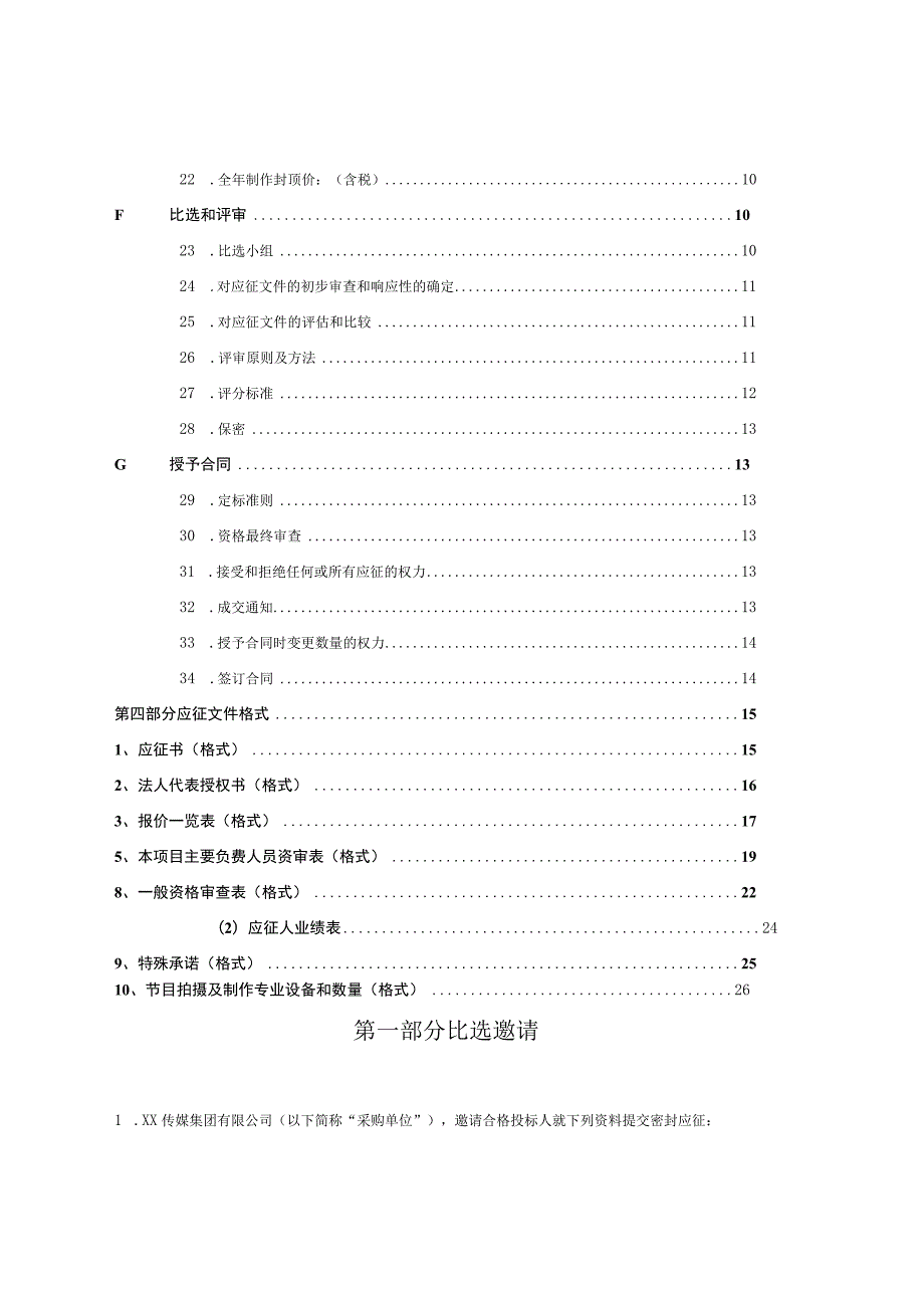 XX传媒集团有限公司202X年《聚焦自贸区》节目外包委托制作项目 招标文件.docx_第3页