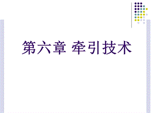 《运动治疗技术》第六章牵引技术(概述).ppt