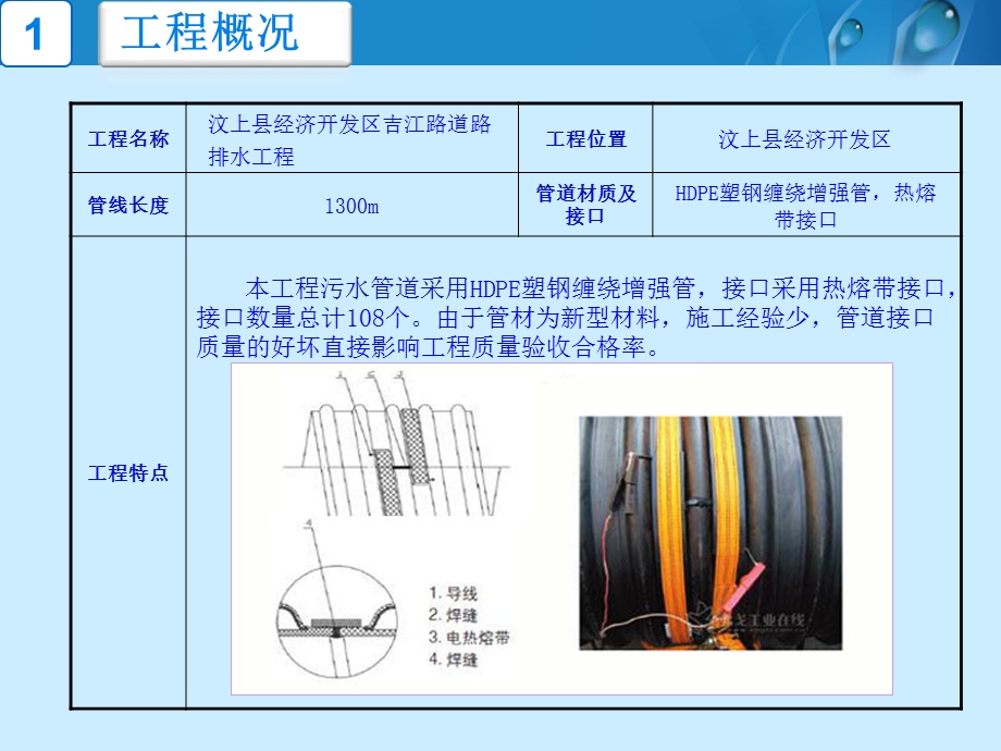 qc提高hdpe污水管道接口质量验收合格率.ppt_第3页