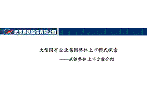 XX公司整体上市方案介绍.ppt